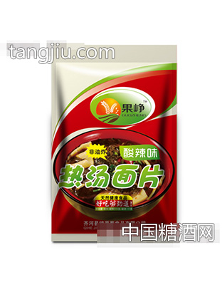 果峥鸡肉味热汤面片袋装（酸辣味）
