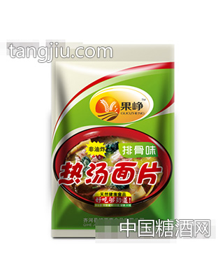 果峥鸡肉味热汤面片袋装（排骨味）