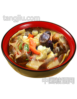 果峥热汤面片（鸡肉味）