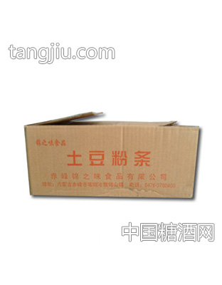 锦之味土豆粉条箱装