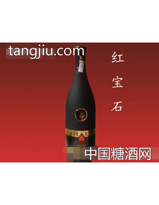 红宝石红酒