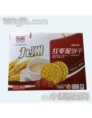 红枣泥饼干