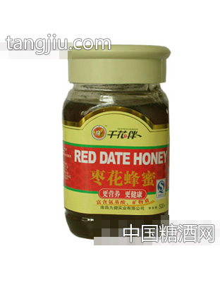 千花伴枣花蜂蜜520克尖嘴系列