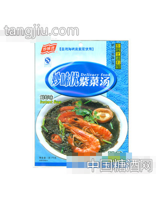 75g妙味优鲜虾紫菜汤