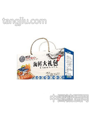 九间棚即食海鲜大礼包1260g