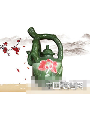 金酱世家酒·提梁壶荷花