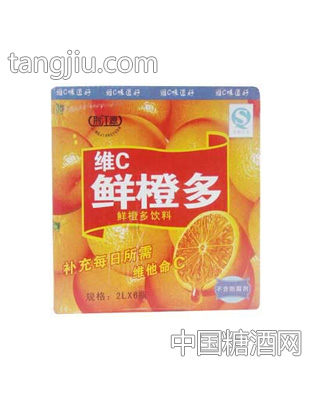荆江源鲜橙多箱装