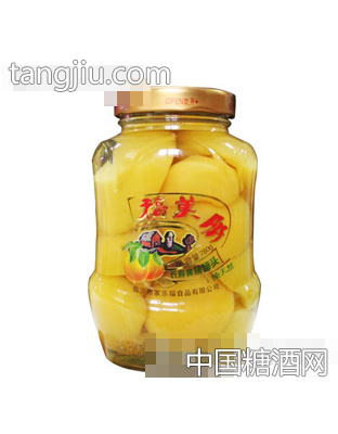 福美多长寿黄桃罐头