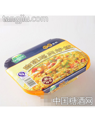 桂丹咖喱鸡肉炒饭
