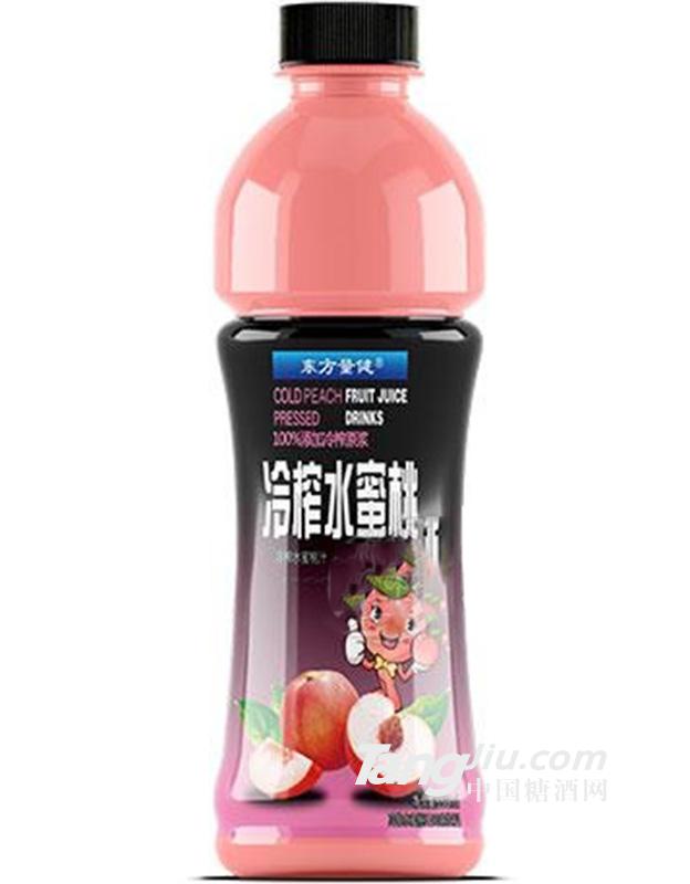 东方量健 冷榨水蜜桃汁550ml