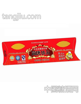 简唐纯玉米降糖挂面200g