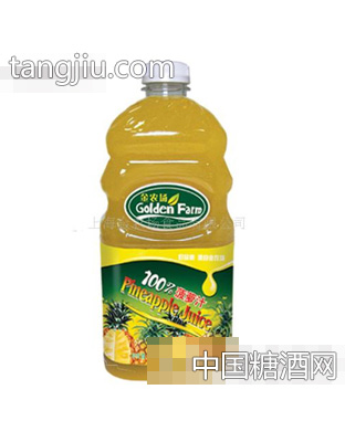 金农场99%菠萝汁2000ml