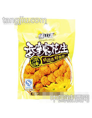 晴山香香辣花生90g散称