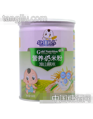 好佳贝儿营养奶米粉淮山薏米508g罐装