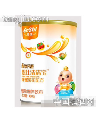 恩仕清清宝蜂蜜菊花配方400g