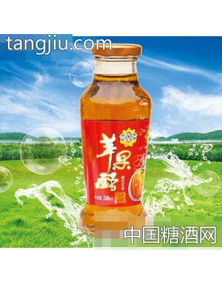 黄色凯牛苹果醋