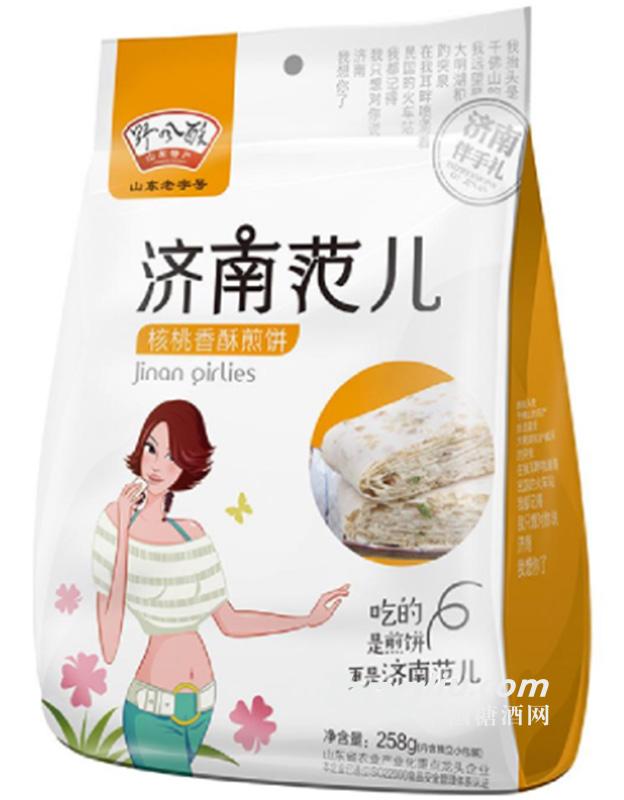 野风酥 济南范儿核桃香酥煎饼258g