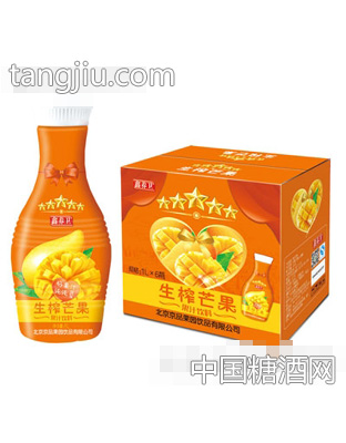 京绿园生榨芒果果汁饮料1LX6