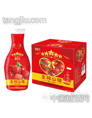 京绿园生榨山楂果汁饮料1LX6