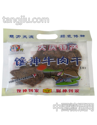 馋神牛肉干五香味