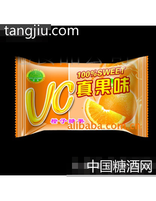 真果味橙子糖果