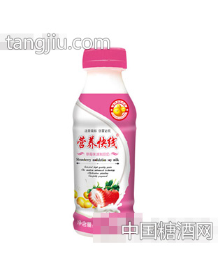营养快线350ml草莓味
