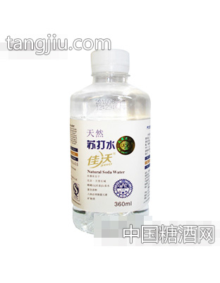 佳沃天然苏打水360ml（白）