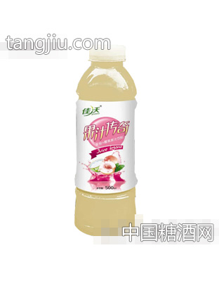 果汁传奇蜜桃椰果500ml