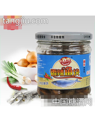 方晨香辣鱼块罐头