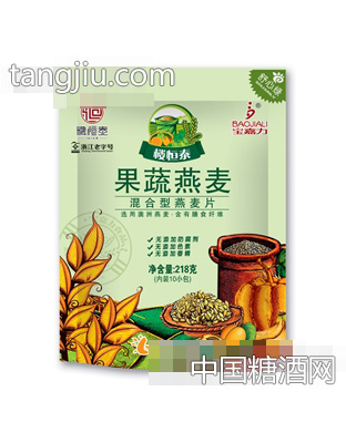 宝嘉力果蔬燕麦片袋装