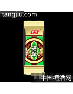 绿色袋装礼酥
