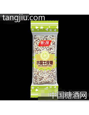 绿色袋装水晶牛皮糖