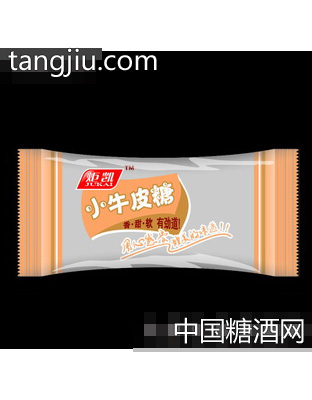 浅黄色袋装牛皮糖