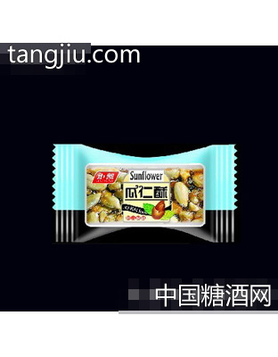 浅蓝色袋装瓜仁酥