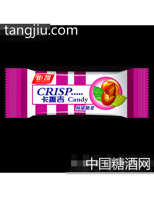 粉红色袋装卡撕吉酥质糖果