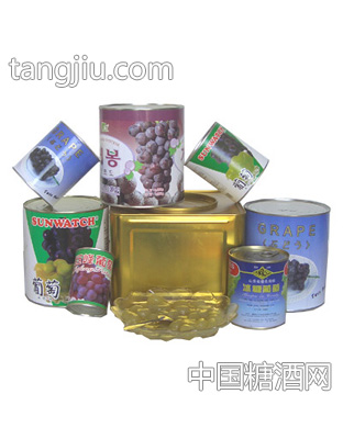 昆嵛葡萄罐头马口铁罐装