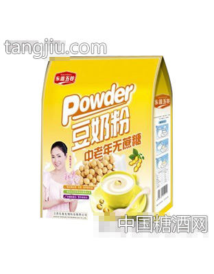 东鑫中老年无蔗糖豆奶粉