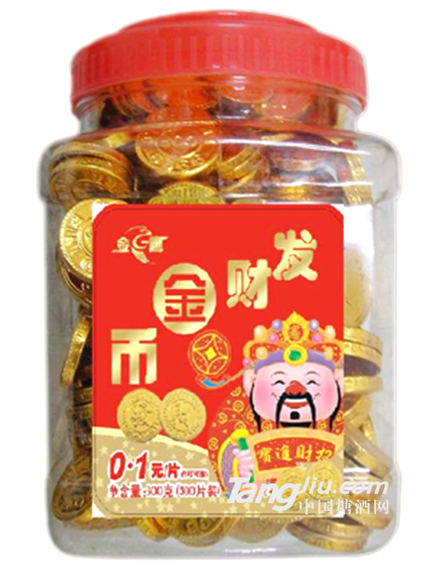 金鹰罐装金币巧克力600g