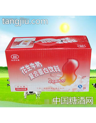 天天三健花生牛奶箱装