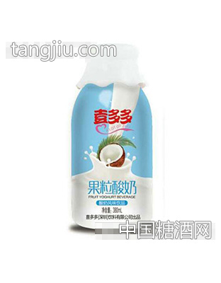 壴多多果粒酸奶酸奶风味饮品380ml