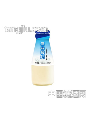 维雀原味酸奶195ml