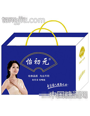 怡初元手提袋（蓝）250ml/12盒