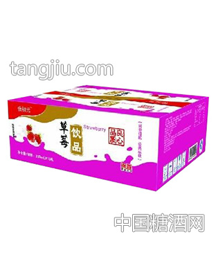 怡初元草莓饮品箱装200ml/16袋