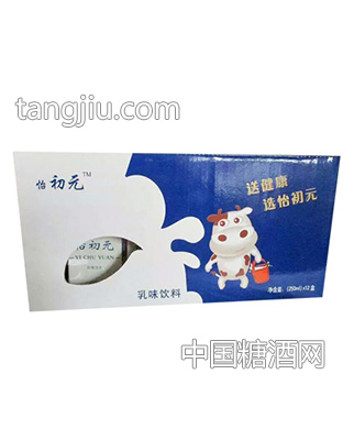 怡初元乳味饮料250mlx12盒