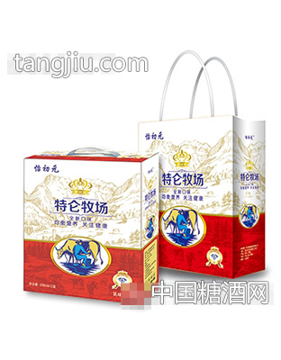 怡初元特仑牧场手提袋红色