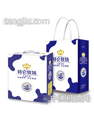 怡初元特仑牧场 白手提袋
