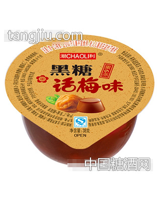 潮利黑糖话梅味果冻38g
