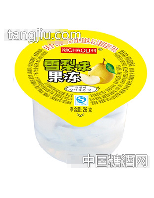 潮利雪梨布丁低糖果冻26g