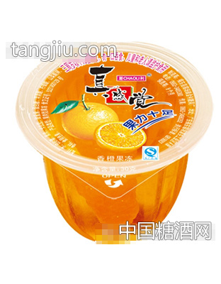 潮利真感觉果冻香橙味35g