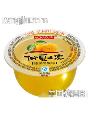潮利仲夏之恋果冻38g桔子味